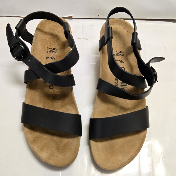 Birkenstock Papillio Women's Sibyl Leather Wedge Sandal 42 / 11 or 11 1/2 - Picture 3 of 7